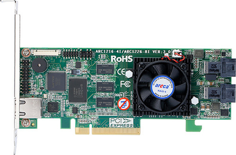 Areca ARC-1226-8I PCI Express 3.0 12Gbit/s RAID controller