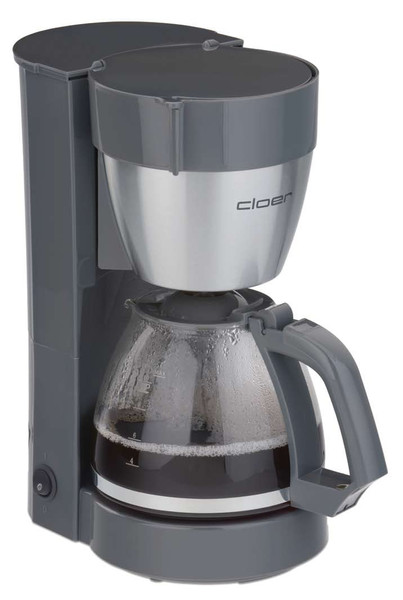 Cloer 5015 Drip coffee maker 10cups Grey,Stainless steel coffee maker