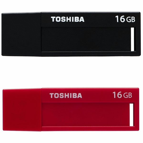 Toshiba TransMemory U302 16GB USB 3.0 Schwarz, Rot USB-Stick