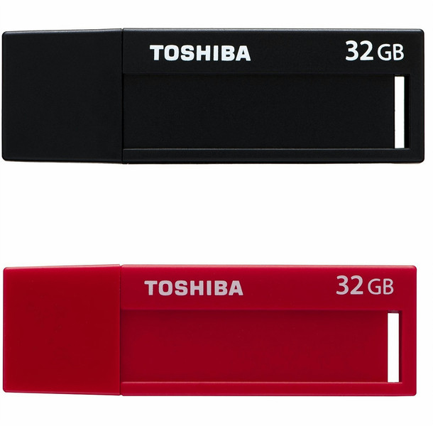 Toshiba TransMemory U302 32ГБ USB 3.0 Черный, Красный USB флеш накопитель