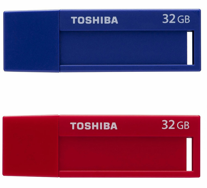 Toshiba TransMemory U302 32ГБ USB 3.0 Синий, Красный USB флеш накопитель
