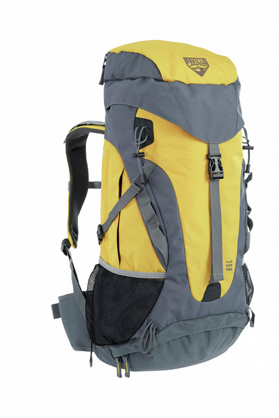 Bestway Pavillo Dura-Trek Backpack - 65 Liter - Black/Grey/Yellow travel backpack