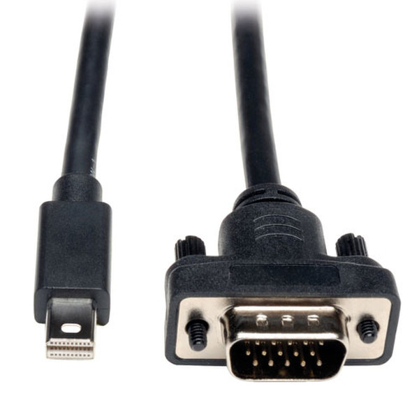 Tripp Lite P586-006-VGA-V2 1.8m Mini DisplayPort VGA (D-Sub) Schwarz Videokabel-Adapter