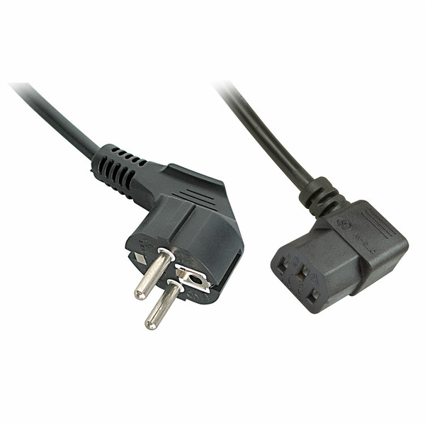 Lindy 30345 2m CEE7/7 Schuko C13 coupler Beige power cable