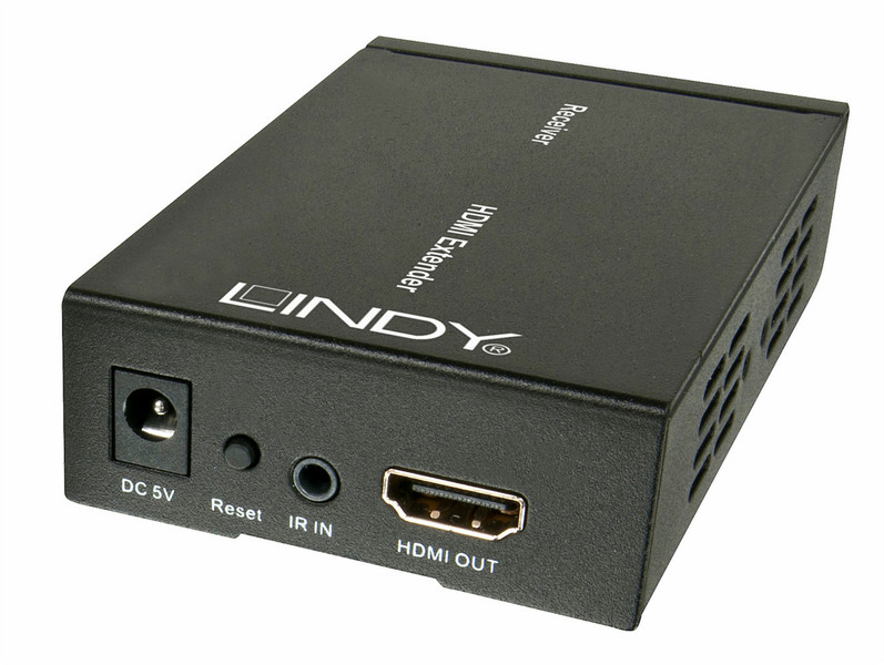 Lindy AV extenders AV receiver Black