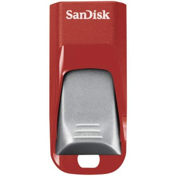 Sandisk Cruzer Edge 8GB 8GB USB 2.0 Rot, Silber USB-Stick