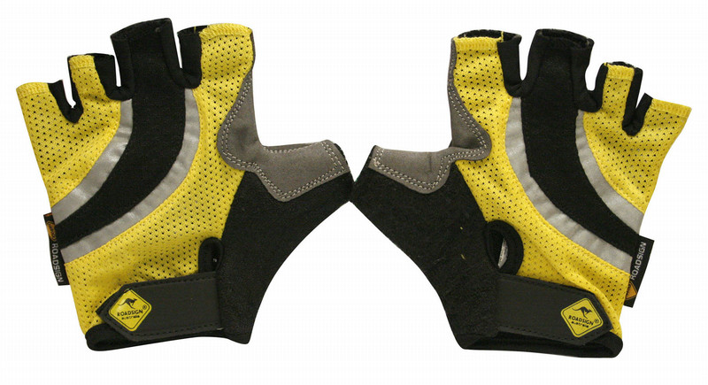 Ertedis 802230 Мужской Черный, Коричневый, Желтый Fingerless cycling gloves
