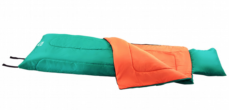 Bestway 68055 Rectangular sleeping bag Полиэстер Зеленый, Оранжевый sleeping bag