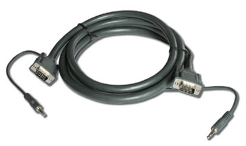 Kramer Electronics C-GMA/GMA-6 1.8288m VGA (D-Sub) + 3.5mm VGA (D-Sub) + 3.5mm Black