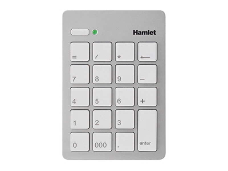 Hamlet XKPADUSV Notebook USB Silver numeric keypad