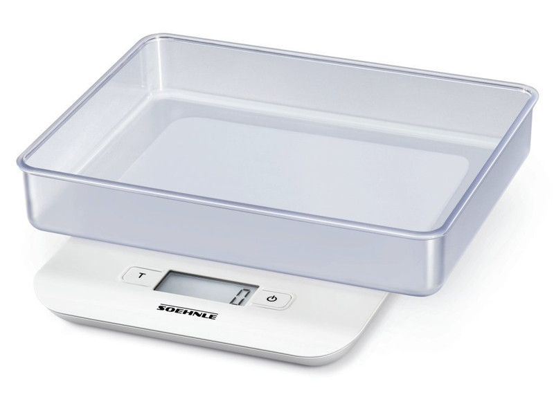 Soehnle 65122 8 Tisch Rechteck Electronic kitchen scale Weiß