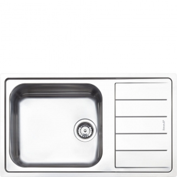 Smeg LFBG861 Rectangular Stainless steel Top-mount sink sink