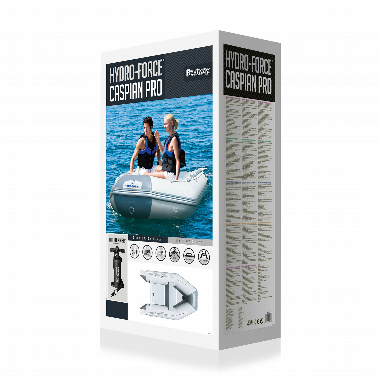 ᐈ Bestway HydroForce Caspian PRO Inflatable boat 4persons