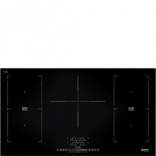 Smeg SIM592D Built-in Induction Black hob