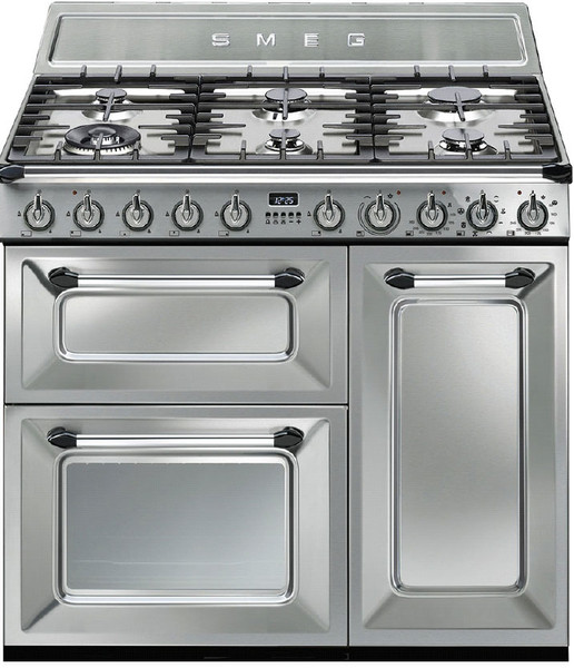 Smeg TR93XD Freistehend Gas hob A Edelstahl Küchenherd