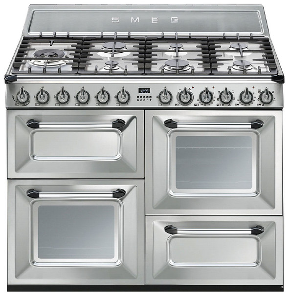 Smeg TR4110XD Freestanding Gas hob A Stainless steel cooker