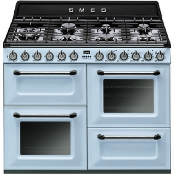 Smeg TR4110AZD Freestanding Gas hob A Blue cooker