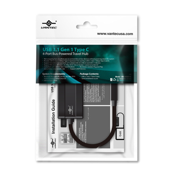 Vantec 4 x USB 3.1 C