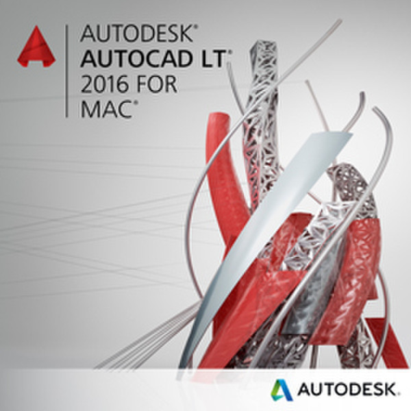 Autodesk AutoCAD LT 2016, Mac, 1 U, 2 Y