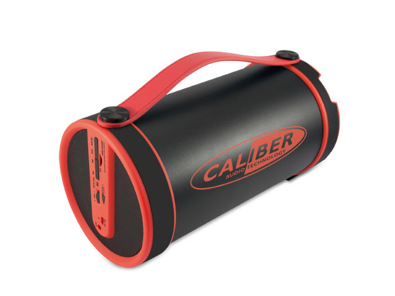 Caliber HPG410BT/R 2,1 System 11W Röhre Schwarz, Rot Tragbarer Lautsprecher