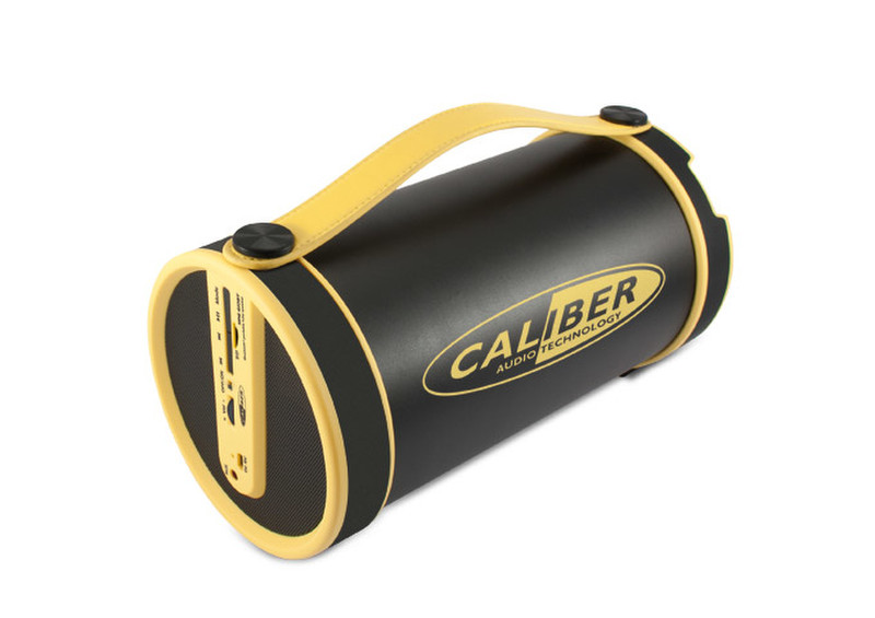 Caliber HPG410BT/Y 2,1 System 11W Röhre Schwarz, Gelb Tragbarer Lautsprecher