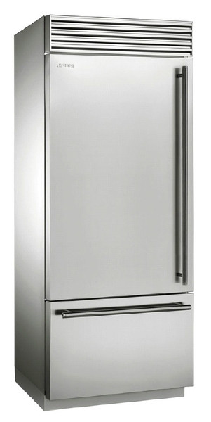 Smeg RF396LSIX Отдельностоящий 417л 107л A+ Нержавеющая сталь холодильник с морозильной камерой