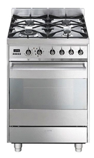 Smeg C6GMXD8 Freestanding Gas hob A Stainless steel cooker