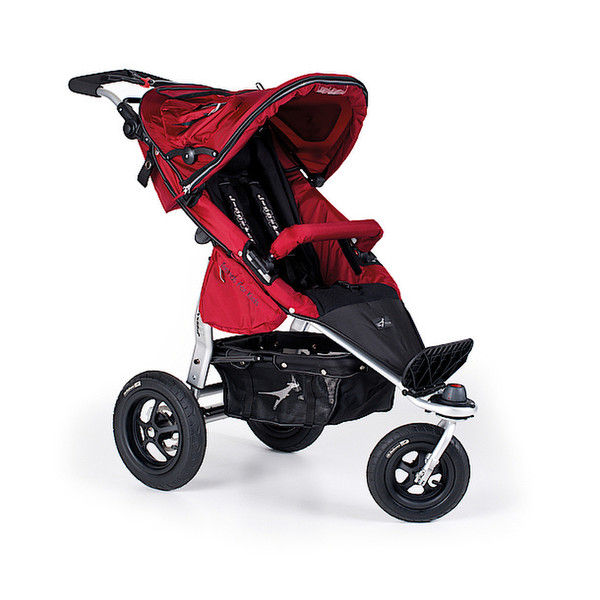 TFK Joggster Twist Jogging stroller 1seat(s) Black,Red,Stainless steel