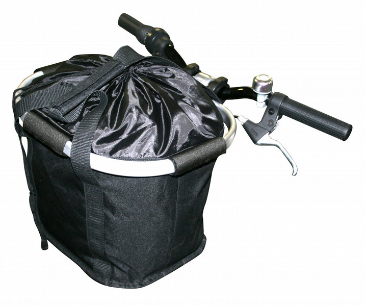 Ertedis 801501 Фронтальный Bicycle basket Алюминиевый Черный, Cеребряный велосипедная сумка / корзина