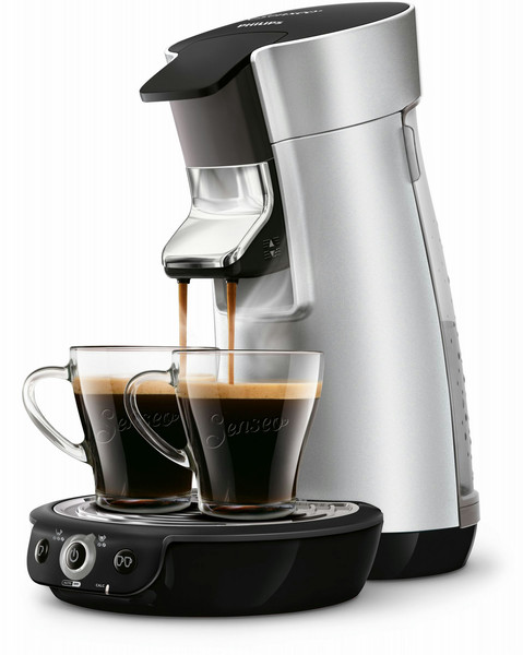 Senseo Viva Café HD7831/11 freestanding Fully-auto Pod coffee machine 0.9L 6cups Silver coffee maker