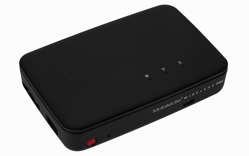 Kingston Technology MobileLite Wireless Pro USB 2.0/Wi-Fi/Ethernet Черный устройство для чтения карт флэш-памяти