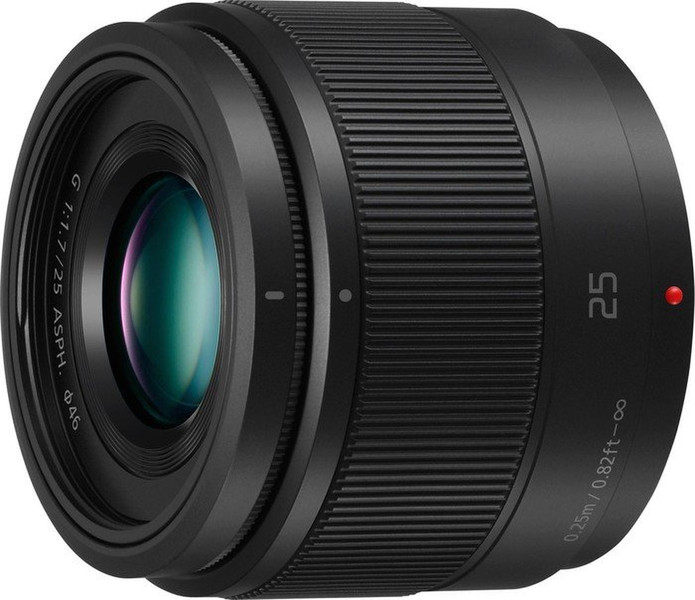 Panasonic H-H025E SLR Standard lens Черный объектив / линза / светофильтр