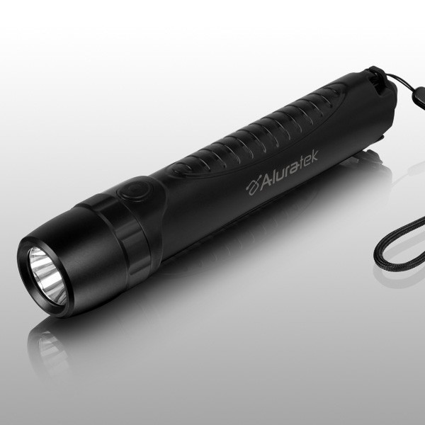Aluratek PowerLight Multipurpose 10400 mAh Hand flashlight LED Black