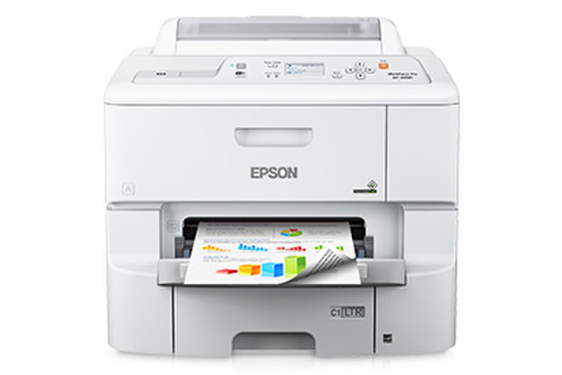 Epson WorkForce Pro PRO WF-6090 Цвет 4800 x 1200dpi A4 Wi-Fi Серый, Белый