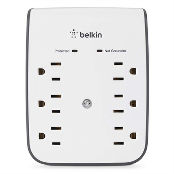 Belkin SurgePlus Серый, Белый сетевой фильтр