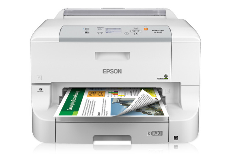 Epson WorkForce Pro WF-8090 Цвет 4800 x 1200dpi A3 Wi-Fi Белый струйный принтер