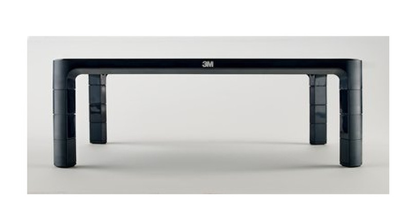 3M MS85B Flat panel Multimedia stand Black multimedia cart/stand