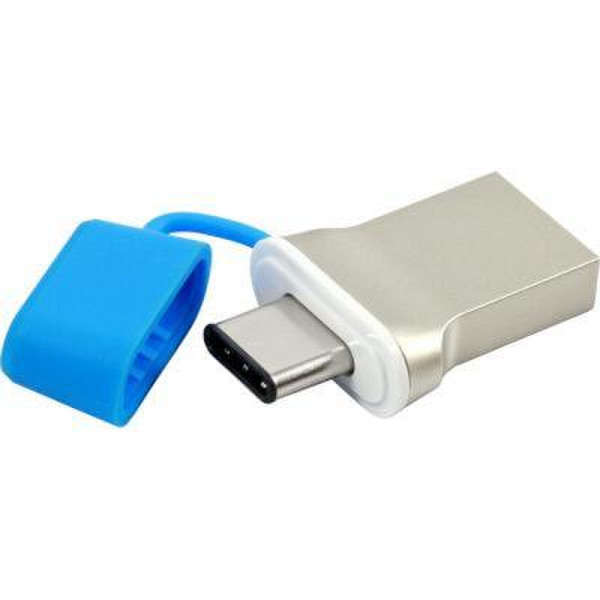 Goodram DualDrive 64GB Type-C 64ГБ USB 3.0 (3.1 Gen 1) Type-A/Type-C Синий USB флеш накопитель