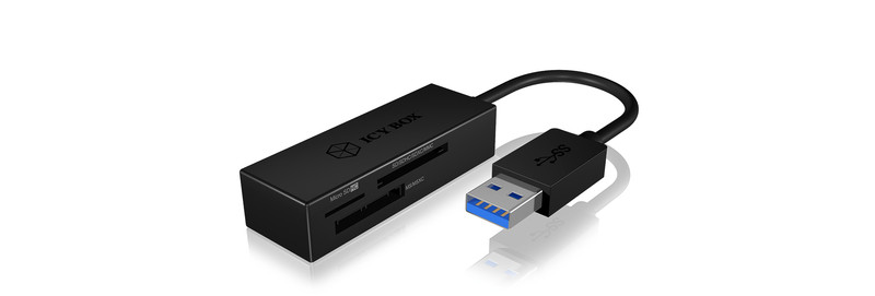 ICY BOX IB-CR300 USB 3.0 (3.1 Gen 1) Type-A Black card reader