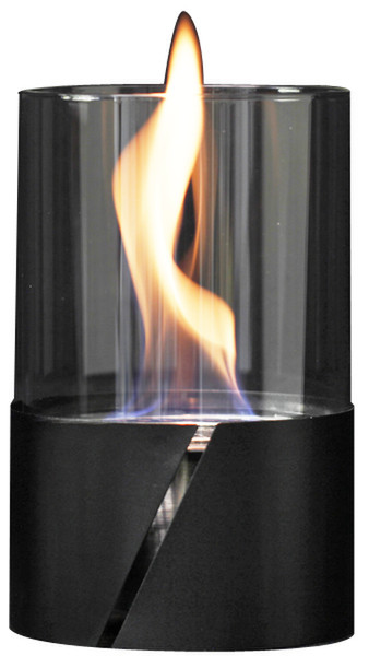 CLIMAQUA CRESCENDO IRON S Freestanding fireplace Bio-ethanol Черный, Прозрачный