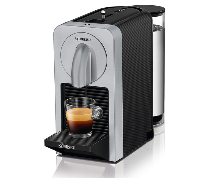 KOENIG B03158 Pod coffee machine 0.8L 1cups Silver coffee maker
