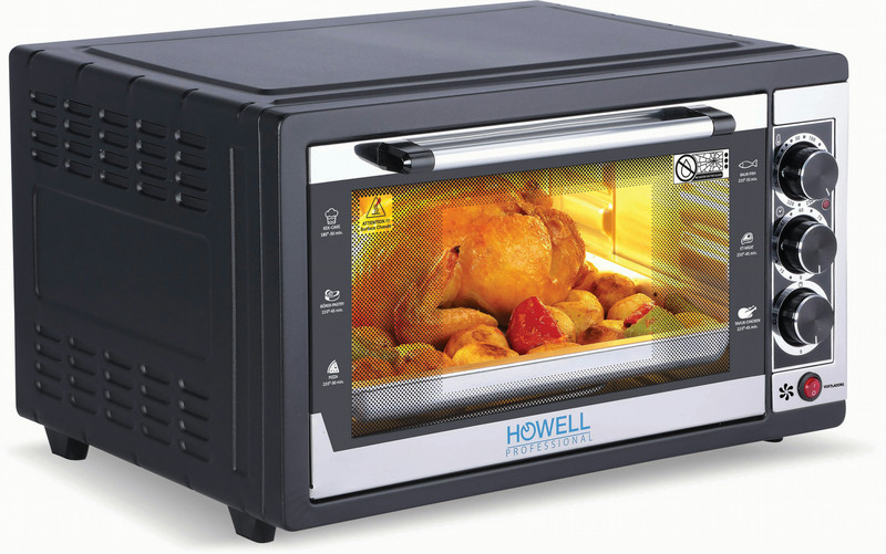 Howell HO.FE4510L Countertop 45L 1500W Black microwave