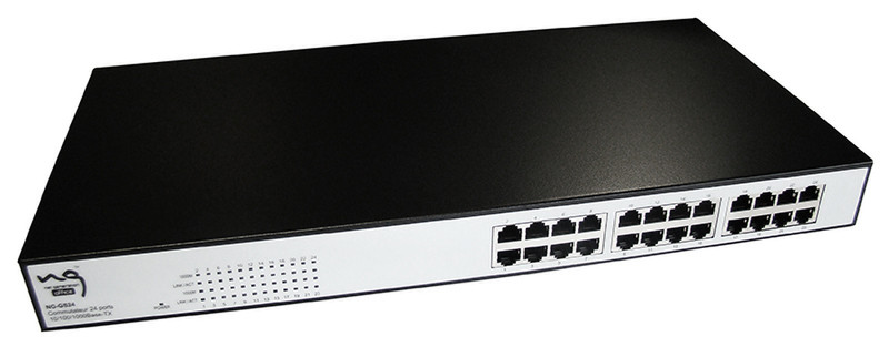 NET GENERATION NG-GS24 Gigabit Ethernet (10/100/1000) Черный сетевой коммутатор