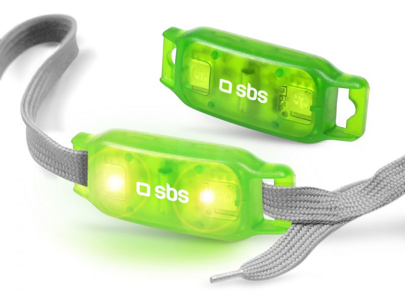 SBS TTLIGHTLACES Schuhclip-Licht Zubehör für Sneakers & Sportschuhe