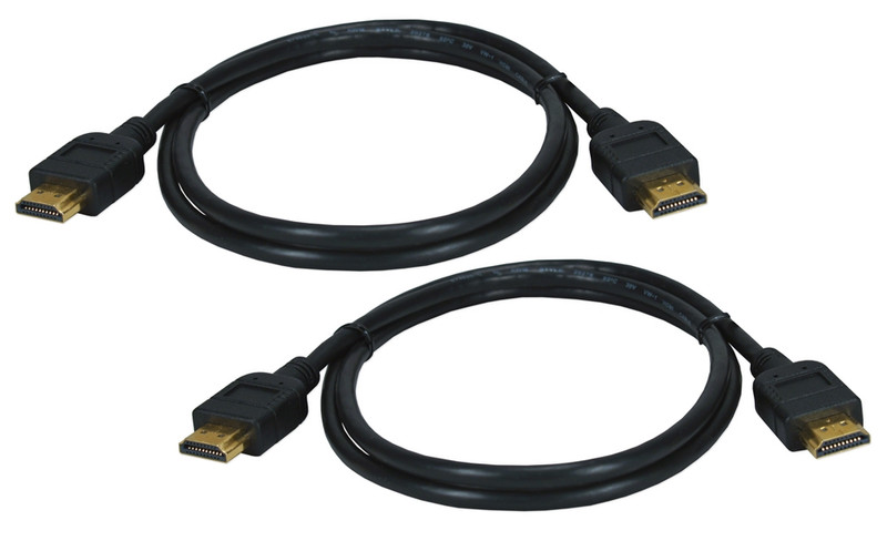 QVS HDG-K3 1.5m HDMI HDMI Black