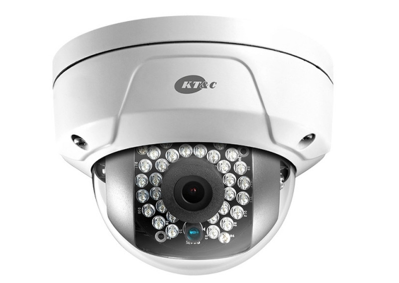 KT&C KNC-P4DR3IR IP Outdoor Dome White surveillance camera