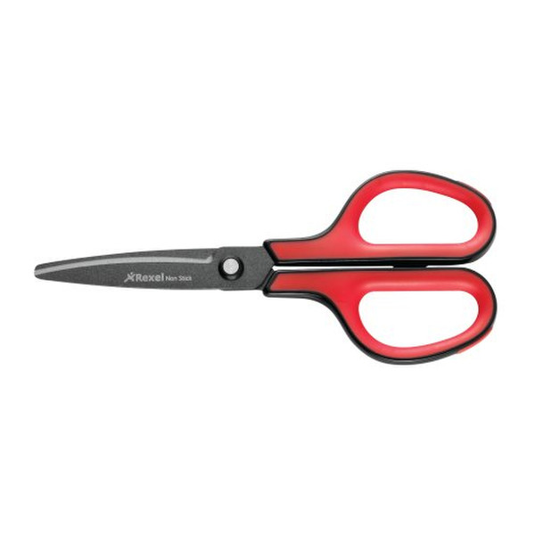 Rexel X3 Non Stick Scissors Red/Black