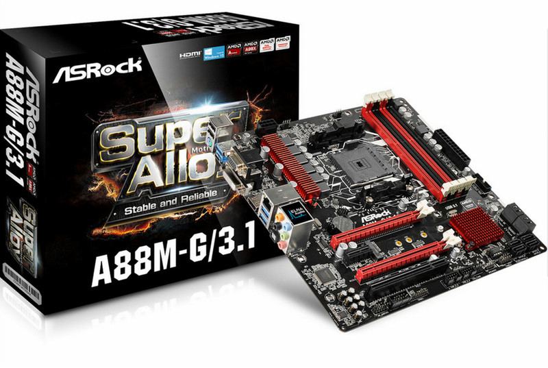 Asrock A88M-G/3.1 A88X Socket FM2+ Micro ATX motherboard