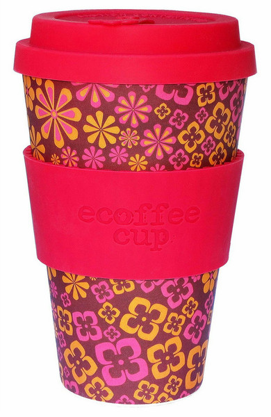 Ecoffee Cup Yeah Baby! Braun, Rot, Gelb 1Stück(e) Tasse & Becher