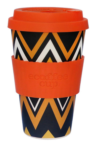 Ecoffee Cup ZignZag Black,Orange,White 1pc(s) cup/mug